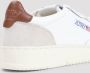 Autry Leren lage sneakers met contrasterende inzetstukken White - Thumbnail 60