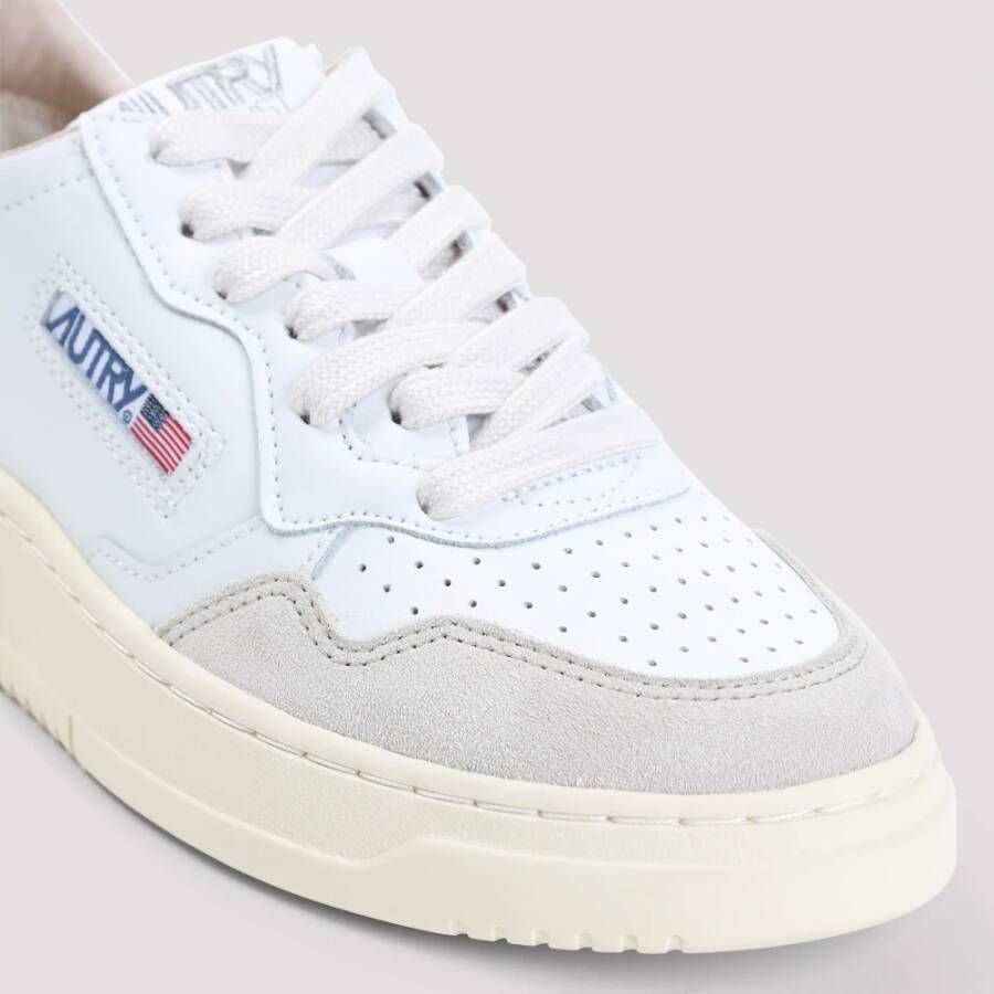 Autry Suede Medalist Witte Sneakers Multicolor Dames