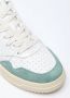 Autry Medalist Lage Sneakers Wit en Militair Groen Suède White Heren - Thumbnail 6