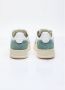 Autry Medalist Lage Sneakers Wit en Militair Groen Suède White Heren - Thumbnail 7