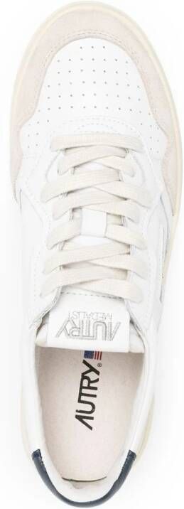 Autry Suède Patch Logo Sneakers White Heren