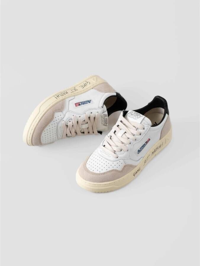 Autry Tennisschoenen in vintage stijl Ma04 White Dames