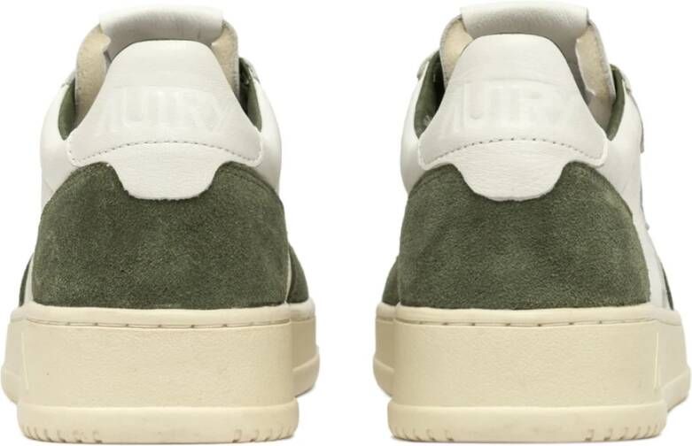 Autry Tricolor Suède Medalist Sneakers Green Heren