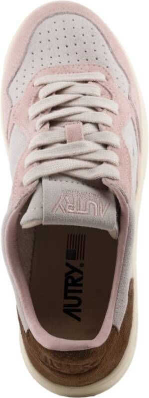 Autry Tricolor Suède Sneakers voor Dames Multicolor Dames