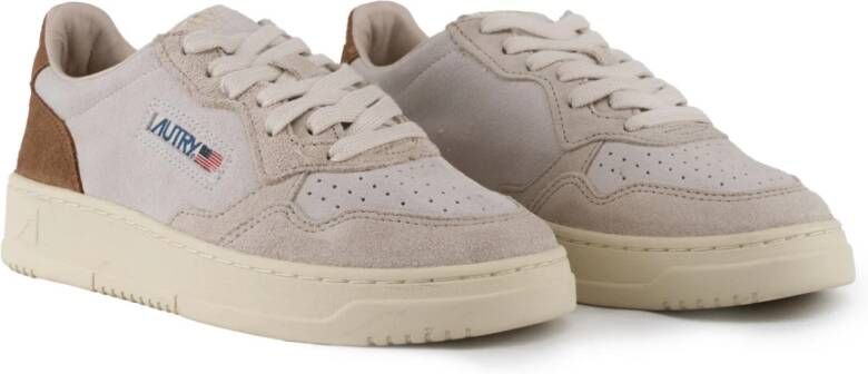 Autry Tricolor Suède Sneakers voor vrouwen Multicolor Dames