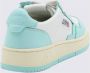 Autry Turquoise Leren Sneakers Blue Dames - Thumbnail 2