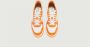 Autry Tweekleurige Leren Lage Sneakers White Heren - Thumbnail 17