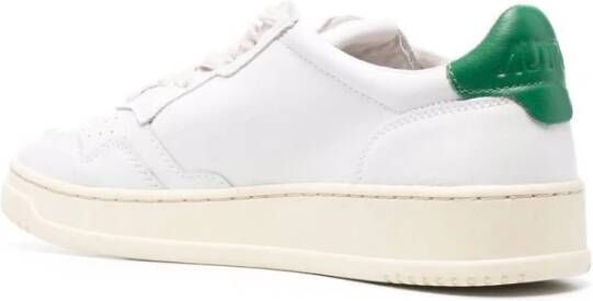Autry Vintage 80s Witte Leren Sneakers White Heren