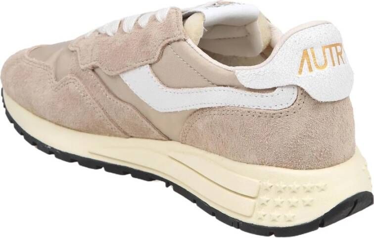 Autry Vintage Beige Hardloopschoenen Beige Heren