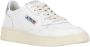 Autry Witte Leren Sneakers met Lila Accenten White Dames - Thumbnail 46