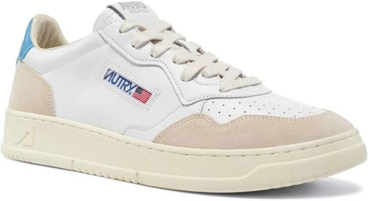 Autry Vintage-geïnspireerde Leren Sneaker White Heren