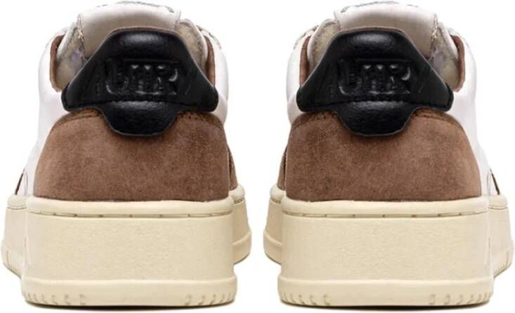 Autry Vintage geïnspireerde Medalist Low Sneaker voor vrouwen Wit Heren