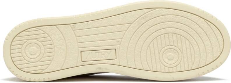 Autry Vintage-geïnspireerde suède sneaker met geperforeerde neus Green Heren
