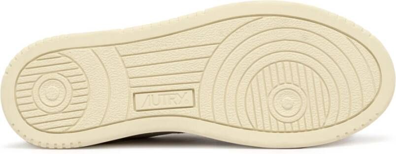 Autry Vintage-geïnspireerde suède sneaker met geperforeerde neus Multicolor Dames