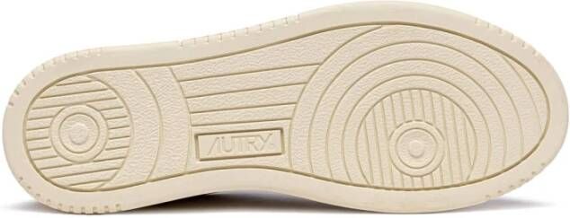 Autry Vintage-geïnspireerde Witte Leren Sneaker