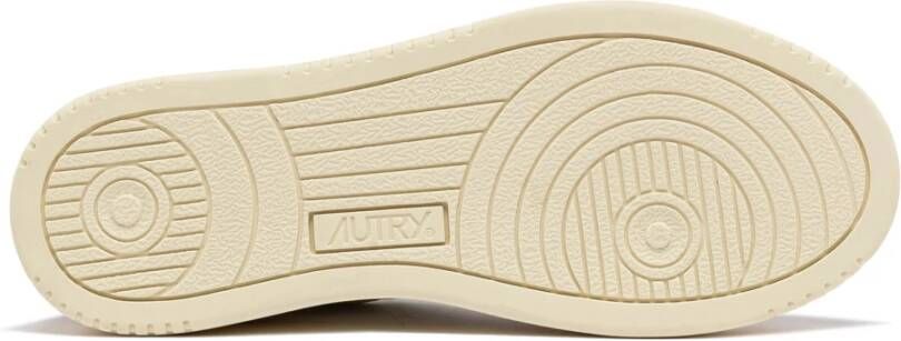 Autry Vintage-geïnspireerde witte leren sneakers White Dames