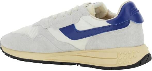 Autry Vintage Grijze Sneakers met Logo Patch Gray Heren