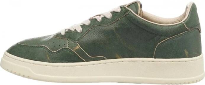 Autry Vintage Groene Leren Sneakers Green Heren