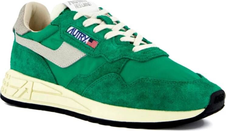 Autry Vintage Hardloopschoen Groen Wit Green Heren