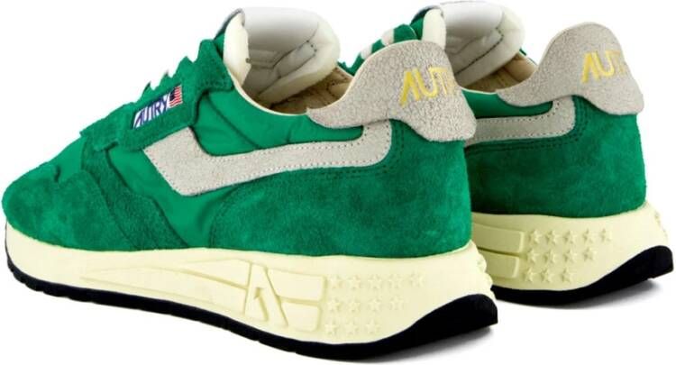 Autry Vintage Hardloopschoen Groen Wit Green Heren