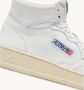 Autry Vintage High-Top Leren Sneakers White Heren - Thumbnail 2