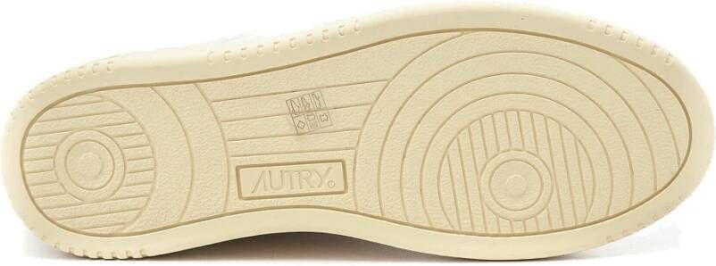 Autry Vintage Lage Leren Sneaker Wit-37 White Heren