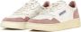 Autry Vintage Lage Leren Sneaker Wit & Roze Multicolor Heren - Thumbnail 2