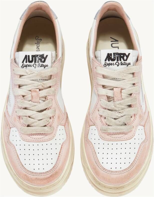 Autry Vintage Witte Sneakers Paneelontwerp Multicolor Dames - Foto 9