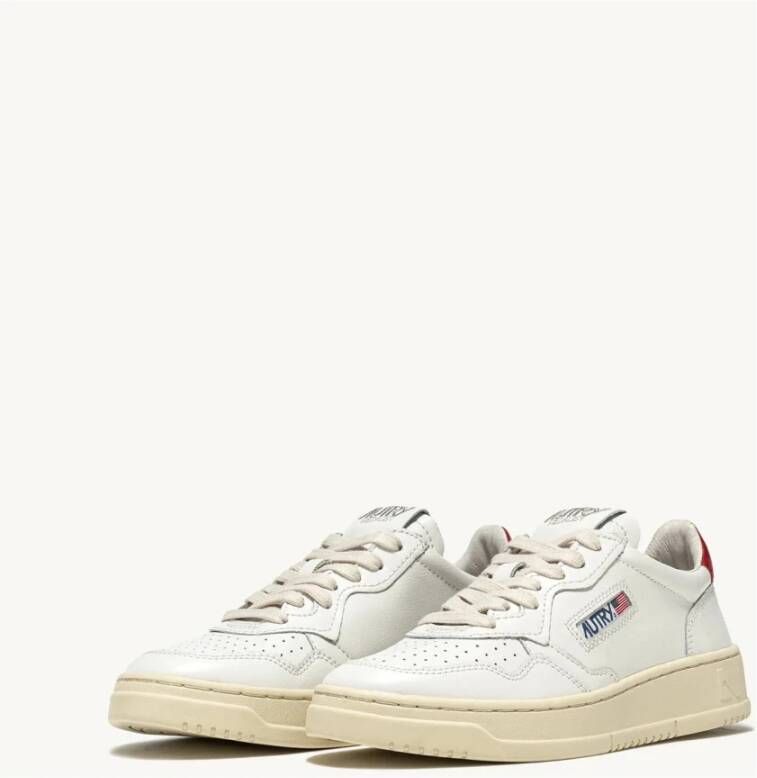 Autry Vintage Lage Leren Sneakers White Dames