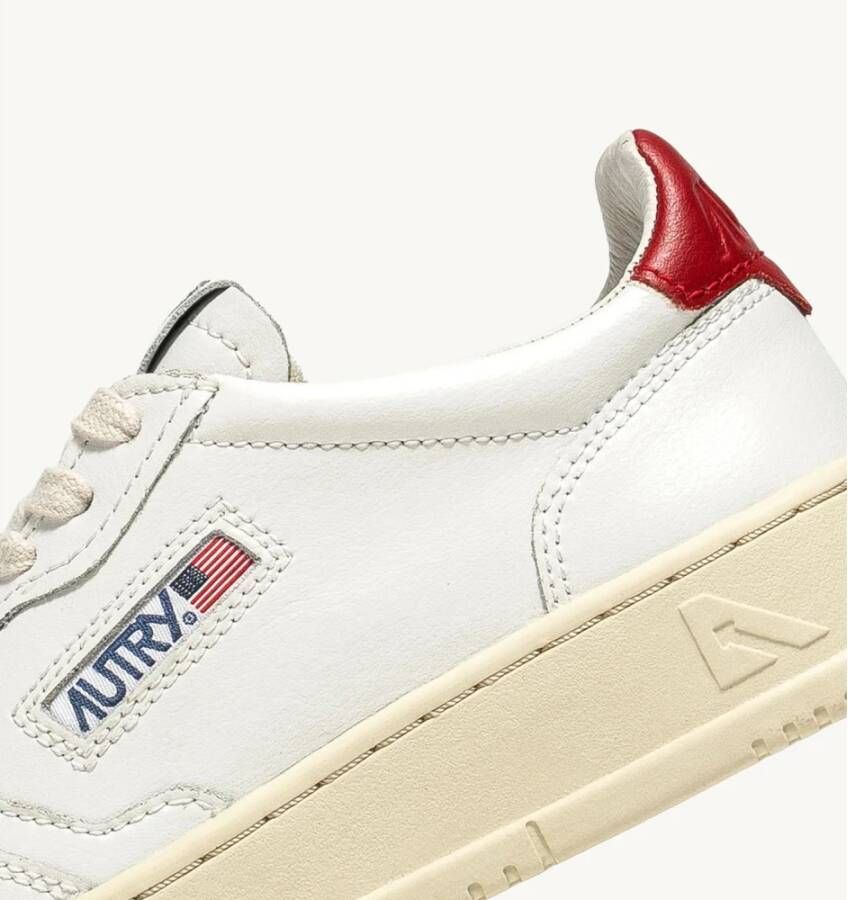 Autry Vintage Lage Leren Sneakers White Dames