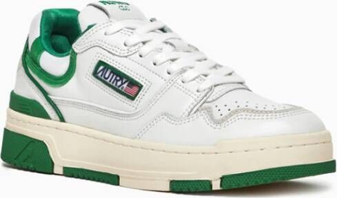 Autry Vintage Lage Leren Sneakers White Heren
