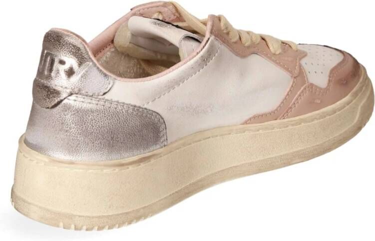 Autry Vintage Lage Sneaker met leren bovenwerk