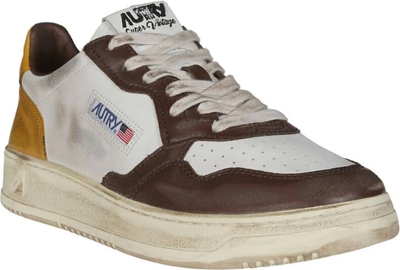 Autry Vintage Lage Sneakers Brown Heren