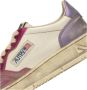 Autry Vintage Lage Sneakers in Wit Fuchsia - Thumbnail 2