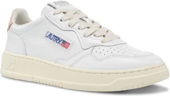 Autry Vintage Lage Sneakers Medalist Stijl White Dames