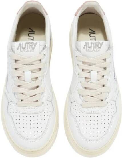 Autry Vintage Lage Sneakers Medalist Stijl White Dames