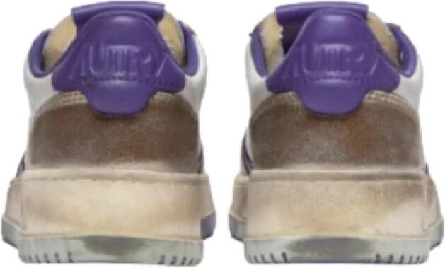 Autry Vintage Lage Sneakers Purple Heren