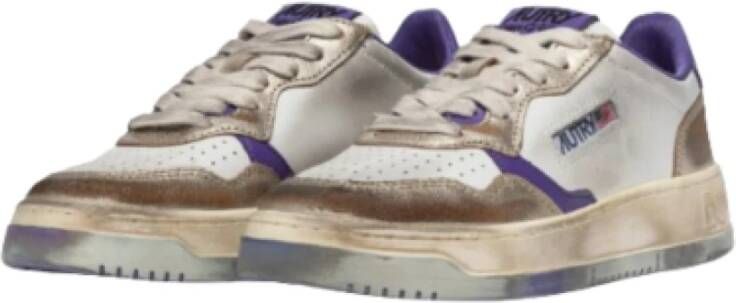 Autry Vintage Lage Sneakers Purple Heren