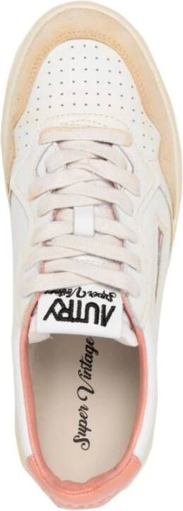 Autry Vintage Lage Sneakers Wit Dames