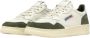 Autry Vintage Medalist Leren Sneakers Groen Wit White Dames - Thumbnail 14