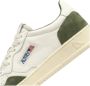 Autry Vintage Medalist Leren Sneakers Groen Wit White Dames - Thumbnail 17