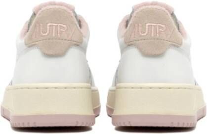 Autry Vintage Lage Top Leren Sneakers White Dames