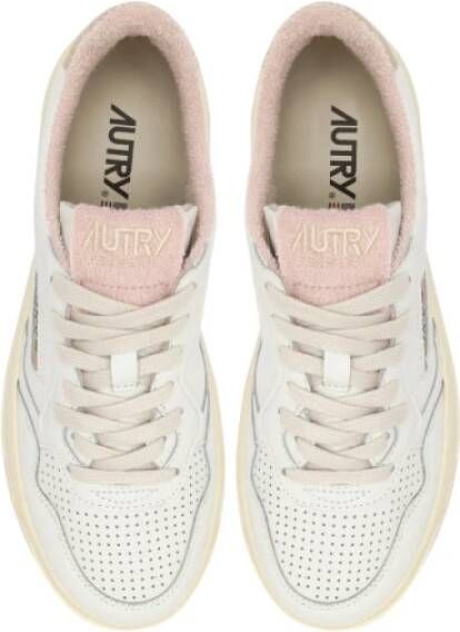 Autry Vintage Lage Top Leren Sneakers White Dames