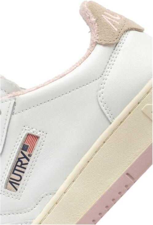 Autry Vintage Lage Top Leren Sneakers White Dames
