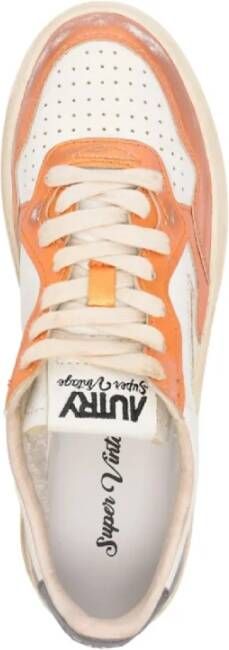 Autry Vintage Leren Sneakers voor Vrouwen