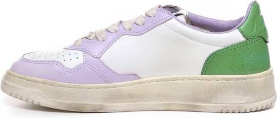 Autry Vintage Leren Sneakers White Dames