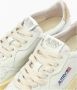 Autry Vintage Low Leren Sneaker Wit Goud White Dames - Thumbnail 6
