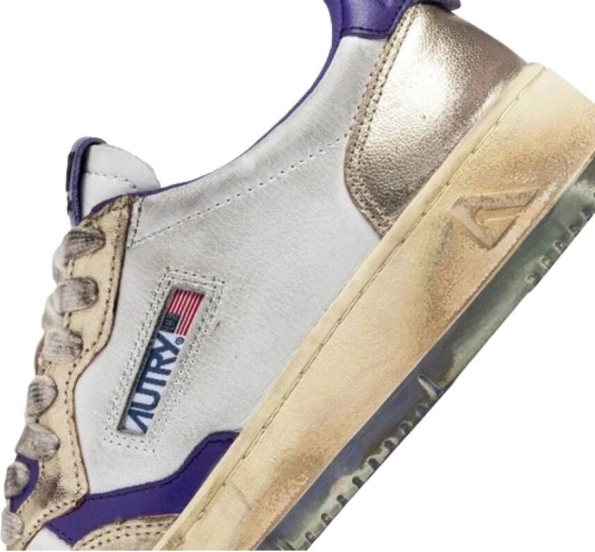 Autry Vintage Low Women Sneakers Purple Dames