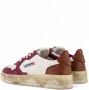 Autry Vintage Medalist Lage Top Sneakers Brown Dames - Thumbnail 11
