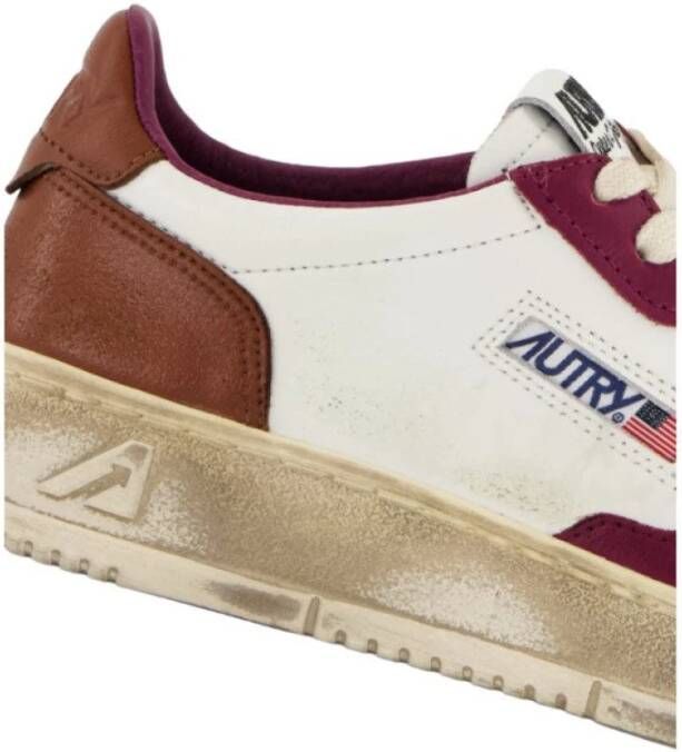 Autry Vintage Medalist Lage Top Sneakers Brown Dames